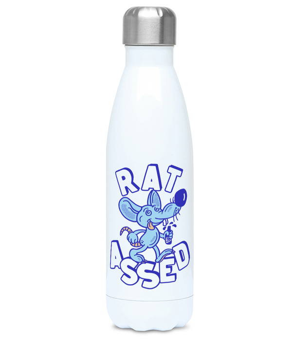 Stainless Steel Rat Mascot (Blue) 500ml Bottle